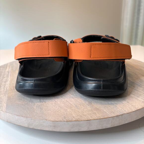 Birkenstock Tatacoa Adventure Sandals Orange Black Rugged Trail Size L9 M7 - Picture 9 of 11